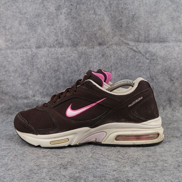 Nike Shoes Womens 9 Sneaker Athletic Trainer Health Walker Air Max Leather Brown - Picture 5 of 16